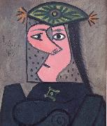 pablo picasso bust of woman oil